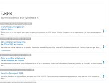 Tablet Screenshot of es.tuxero.com