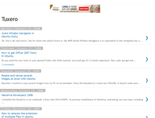 Tablet Screenshot of en.tuxero.com